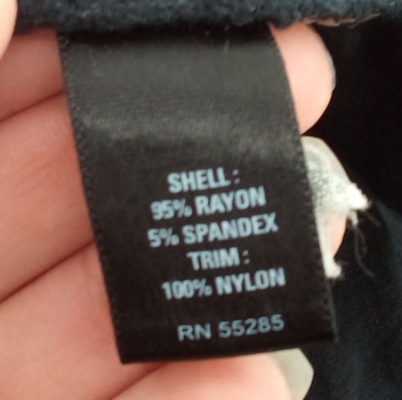 Express Ruffle Black Early 2000's Top Spandex Blend 2010 L Retro - Picture 5 of 7